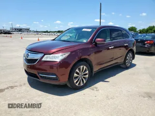 2014 Acura MDX Technology z VIN 5FRYD4H43EB009787, wystawiony jako Copart lot #60288555 z przebiegiem 128 610 mil mil oraz Szkoda całkowita • Salvage title. Historia ofert i sprzedaży dostępna na DreamBid. Obrazek 1.