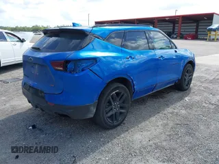 2024 Chevrolet Blazer RS z VIN 3GNKBKRS3RS146487, wystawiony jako IAAI lot #41513052 z przebiegiem 27 535 mil mil oraz . Historia ofert i sprzedaży dostępna na DreamBid. Obrazek 4.