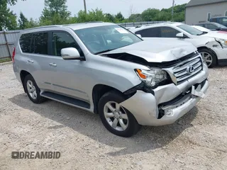 2012 Lexus GX 460 with VIN JTJBM7FX2C5038778, listed as a IAAI auction lot 42746203 with 212,412 mi miles and . Bid and sale history available at DreamBid. Image 1.