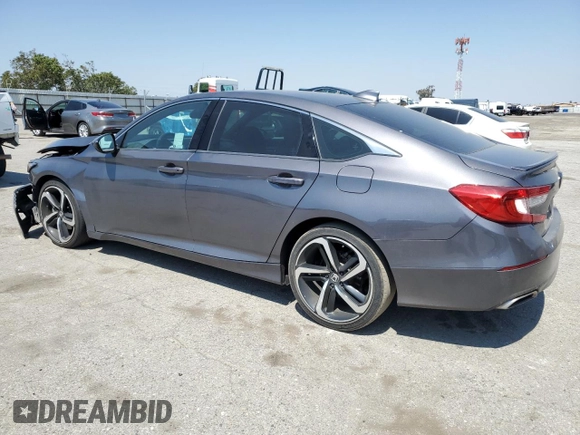2019 Honda Accord Sport with VIN 1HGCV1F35KA024556, listed as a Copart auction lot 52312295 with 59,264 mi miles and Salvage Title. Bid and sale history available at DreamBid. Image 2.