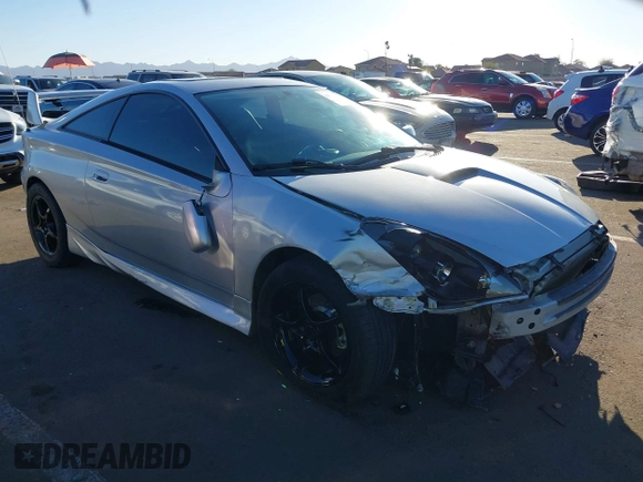 2003 Toyota Celica GT with VIN JTDDR32T230159560, listed as a IAAI auction lot 41657710 with 1 mi miles. Bid and sale history available at carsss.com. Image 1.