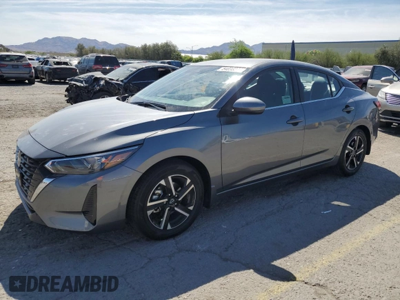 2024 Nissan Sentra SV with VIN 3N1AB8CVXRY322672, listed as a Copart auction lot 54098245 with 5,276 mi miles and Salvage title. Bid and sale history available at DreamBid. Image 1.