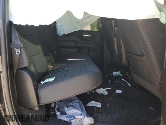 2024 Chevrolet Silverado 1500 Custom with VIN 3GCPDBEK9RG265615, listed as a Copart auction lot 45648535 with Not Provided miles and Salvage Title. Bid and sale history available at DreamBid. Image 11.