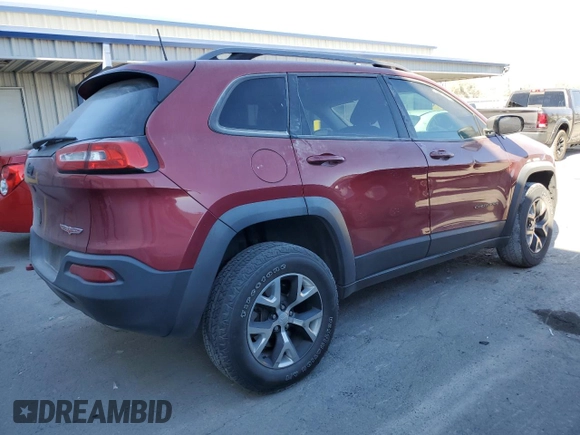 2017 Jeep Cherokee Trailhawk L Plus with VIN 1C4PJMBS6HD237128, listed as a Copart auction lot 44064115 with 105,897 mi miles and Salvage Title. Bid and sale history available at carsss.com. Image 3.