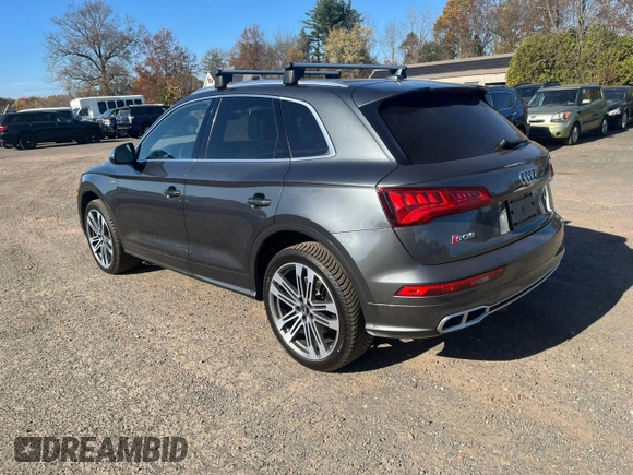 2018 Audi SQ5 Prestige with VIN WA1C4AFY5J2215054, listed as a Copart auction lot 79905154 with 105,478 mi miles and Clean Title. Bid and sale history available at DreamBid. Image 2.