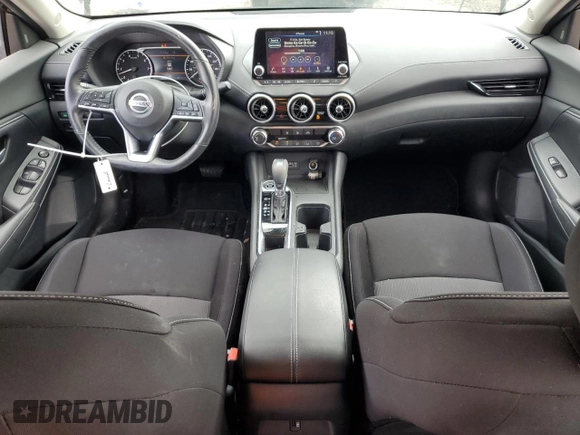 2022 Nissan Sentra SV with VIN 3N1AB8CV2NY207445, listed as a Copart auction lot 50998375 with 19,522 mi miles and Salvage Title. Bid and sale history available at carsss.com. Image 8.