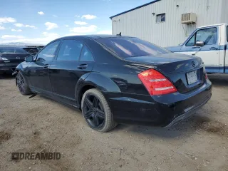 2012 Mercedes-Benz S 550 with VIN WDDNG9EB1CA477248, listed as a Copart auction lot 56546595 with 128,973 mi miles and Salvage title. Bid and sale history available at DreamBid. Image 2.