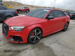 2019 Audi RS 3 z VIN WUABWGFF2KA906727, wystawiony jako Copart lot #49337425 z przebiegiem 52 355 mil mil oraz Szkody całkowita. Historia ofert i sprzedaży dostępna na DreamBid. Obrazek 1.