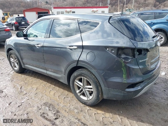 2018 Hyundai Santa Fe Sport 2.4L with VIN 5XYZTDLB6JG513204, listed as a IAAI auction lot 41705240 with 110,646 mi miles. Bid and sale history available at carsss.com. Image 3.