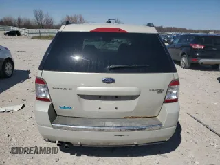 2008 Ford Taurus X Limited z VIN 1FMDK06W58GA00078, wystawiony jako Copart lot #52862145 z przebiegiem 163 203 mil mil oraz Czysty tytuł • Clean title. Historia ofert i sprzedaży dostępna na DreamBid. Obrazek 6.