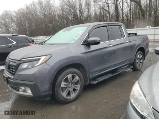 2017 Honda Ridgeline RTL-E with VIN 5FPYK3F78HB004420, listed as a Copart auction lot 85290114 with 99,403 mi miles and Salvage Title. Bid and sale history available at carsss.com. Image 1.