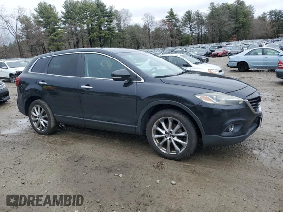 2014 Mazda CX-9 Grand Touring with VIN JM3TB3DV1E0433100, listed as a Copart auction lot 51680565 with 109,665 mi miles and Clean Title. Bid and sale history available at DreamBid. Image 4.