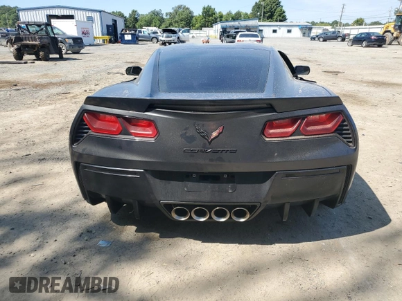 2019 Chevrolet Corvette Z51 2LT with VIN 1G1YK2D72K5101622, listed as a Copart auction lot 68427404 with 46,525 mi miles and Salvage Title. Bid and sale history available at carsss.com. Image 6.
