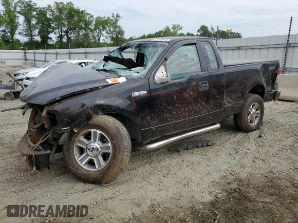 2005 Ford F-150 XL with VIN 1FTRF12W95NC02813, listed as a Copart auction lot 50730425 with Not provided miles and Salvage title. Bid and sale history available at DreamBid. Image 1.