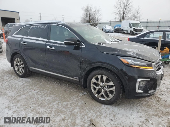 2019 Kia Sorento SX Limited with VIN 5XYPKDA57KG582931, listed as a Copart auction lot 84015284 with 80,988 mi miles and Salvage Title. Bid and sale history available at carsss.com. Image 4.