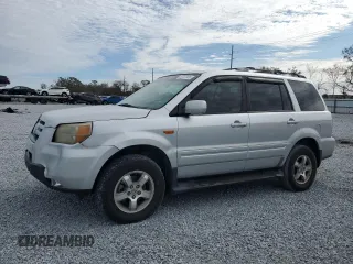 2008 Honda Pilot EX-L with VIN 5FNYF28798B004334, listed as a Copart auction lot 87737055 with 216,630 mi miles and Salvage Title. Bid and sale history available at DreamBid. Image 1.