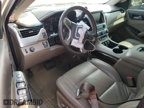 2015 GMC Yukon SLE with VIN 1GKS1AKCXFR684096, listed as a Copart auction lot 58341364 with 0 mi miles and Salvage Title. Bid and sale history available at carsss.com. Image 8.