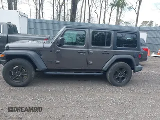 2021 Jeep Wrangler Unlimited Willys with VIN 1C4HJXDN5MW683251, listed as a IAAI auction lot 42075844 with 42,340 mi miles and . Bid and sale history available at DreamBid. Image 14.