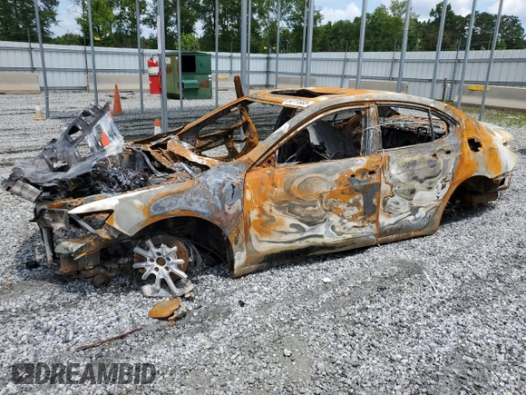 2016 Acura TLX Advance with VIN 19UUB2F75GA009830, listed as a Copart auction lot 46657545 with Not provided miles and Salvage title. Bid and sale history available at DreamBid. Image 1.