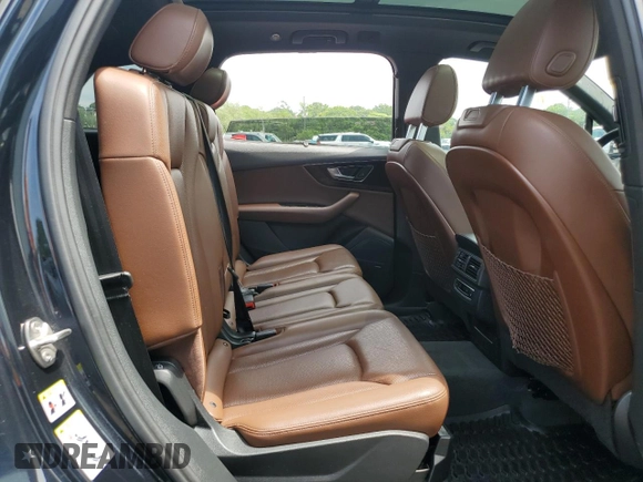 2017 Audi Q7 Premium Plus with VIN WA1LAAF75HD058074, listed as a Copart auction lot 63446045 with 214,453 mi miles and Clean title. Bid and sale history available at DreamBid. Image 12.