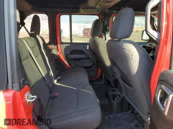 2021 Jeep Wrangler Unlimited Sahara High Altitude with VIN 1C4HJXEG9MW865180, listed as a Copart auction lot 81466964 with 72,975 mi miles and Clean title. Bid and sale history available at DreamBid. Image 10.