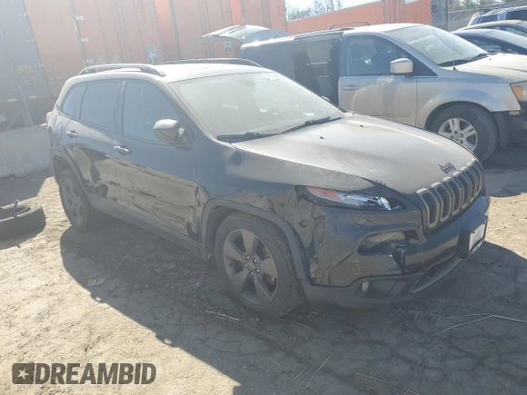 2016 Jeep Cherokee 75th Anniversary with VIN 1C4PJLCB8GW290800, listed as a Copart auction lot 47258265 with 138,571 mi miles and Salvage Title. Bid and sale history available at carsss.com. Image 4.