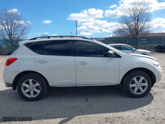 2010 Nissan Murano LE with VIN JN8AZ1MW8AW135129, listed as a IAAI auction lot 41554777 with 103,000 mi miles. Bid and sale history available at carsss.com. Image 12.