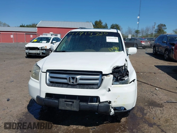 2007 Honda Pilot EX-L with VIN 2HKYF185X7H515012, listed as a IAAI auction lot 41914750 with 231,177 mi miles. Bid and sale history available at carsss.com. Image 12.
