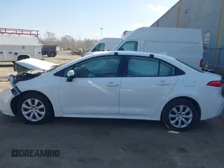 2023 Toyota Corolla Hybrid LE with VIN JTDBCMFE1PJ012186, listed as a IAAI auction lot 41807936 with 47,307 mi miles and . Bid and sale history available at carsss.com. Image 14.