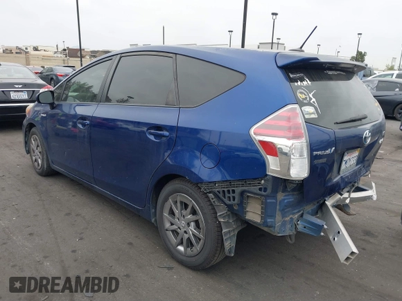 2015 Toyota Prius Two with VIN JTDZN3EU7FJ029780, listed as a IAAI auction lot 41837874 with 166,977 mi miles and . Bid and sale history available at DreamBid. Image 3.