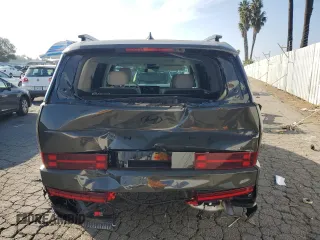 2025 Hyundai Santa Fe Hybrid Calligraphy with VIN 5NMP5DG17SH021064, listed as a Copart auction lot 84107714 with 7,755 mi miles and Salvage Title. Bid and sale history available at carsss.com. Image 6.