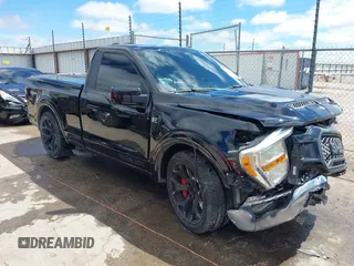 2021 Ford F-150 XL z VIN 1FTMF1E58MKE77554, wystawiony jako IAAI lot #42210519 z przebiegiem 46 818 mil mil oraz . Historia ofert i sprzedaży dostępna na DreamBid. Obrazek 1.