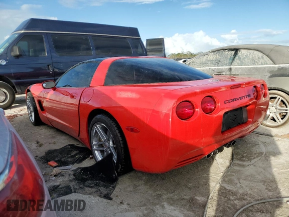 2003 Chevrolet Corvette with VIN 1G1YY22G535117221, listed as a Copart auction lot 76322674 with 0 mi miles and Non Repairable. Bid and sale history available at carsss.com. Image 2.