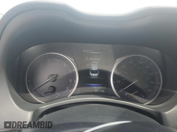 2015 Infiniti Q50 with VIN JN1BV7AR2FM423621, listed as a Copart auction lot 53510465 with 136,355 mi miles and Salvage Title. Bid and sale history available at carsss.com. Image 9.