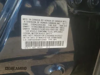 2011 Acura MDX Tech Pkg with VIN 2HNYD2H64BH539483, listed as a Copart auction lot 53078375 with 120,871 mi miles and Salvage Title. Bid and sale history available at carsss.com. Image 14.