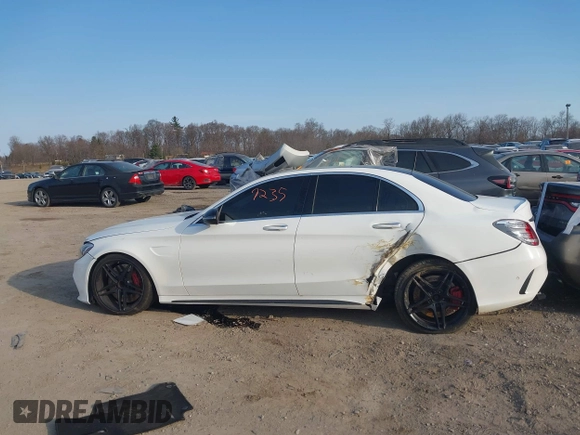 2016 Mercedes-Benz C 63 S AMG with VIN 55SWF8HB6GU103768, listed as a IAAI auction lot 41779235 with 102,745 mi miles and . Bid and sale history available at DreamBid. Image 14.
