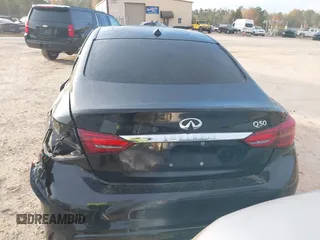 2019 Infiniti Q50 3.0t LUXE with VIN JN1EV7AP3KM541747, listed as a IAAI auction lot 40973538 with 43,139 mi miles. Bid and sale history available at carsss.com. Image 16.