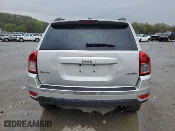 2011 Jeep Compass Limited with VIN 1J4NF5FB1BD154281, listed as a Copart auction lot 54363015 with 184,413 mi miles and Salvage Title. Bid and sale history available at carsss.com. Image 6.