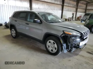 2015 Jeep Cherokee Sport with VIN 1C4PJMAB1FW593571, listed as a Copart auction lot 53024905 with 83,299 mi miles and Salvage title. Bid and sale history available at DreamBid. Image 4.
