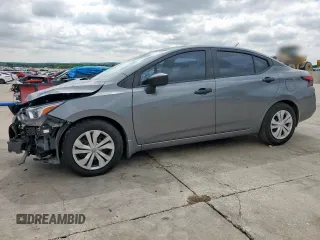 2022 Nissan Versa S with VIN 3N1CN8DV7NL820348, listed as a Copart auction lot 56187195 with 31,380 mi miles and Salvage title. Bid and sale history available at DreamBid. Image 1.