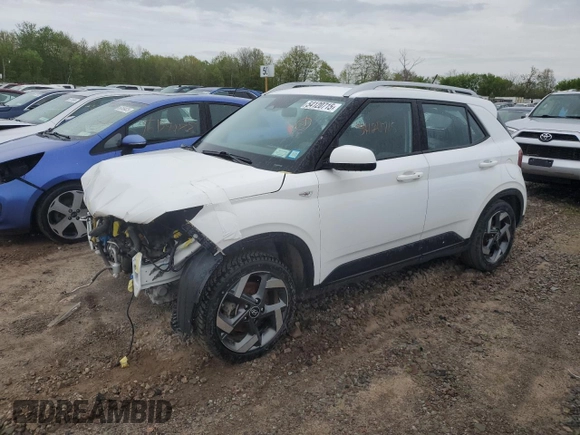 2024 Hyundai Venue Limited z VIN KMHRC8A35RU284006, wystawiony jako Copart lot #54120715 z przebiegiem 33 591 mil mil oraz Szkoda całkowita • Salvage title. Historia ofert i sprzedaży dostępna na DreamBid. Obrazek 1.