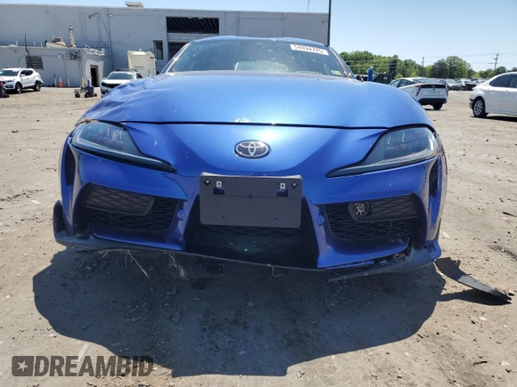 2024 Toyota Supra 3.0 with VIN WZ1DB0G05RW066072, listed as a Copart auction lot 54894725 with 11,892 mi miles and Salvage title. Bid and sale history available at DreamBid. Image 5.