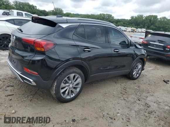 2022 Buick Encore GX Essence with VIN KL4MMFSL1NB028024, listed as a Copart auction lot 58485555 with 63,923 mi miles and Salvage title. Bid and sale history available at DreamBid. Image 3.