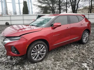 2020 Chevrolet Blazer Premier with VIN 3GNKBLRS2LS559871, listed as a Copart auction lot 44188845 with 27,200 mi miles and Salvage title. Bid and sale history available at DreamBid. Image 1.
