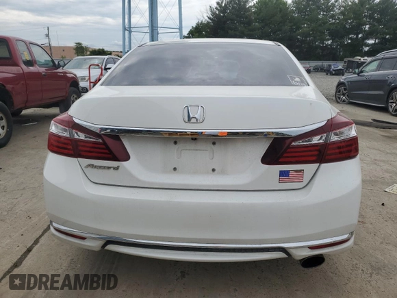2016 Honda Accord LX with VIN 1HGCR2F32GA233951, listed as a Copart auction lot 58448354 with 125,322 mi miles and Salvage Title. Bid and sale history available at DreamBid. Image 6.