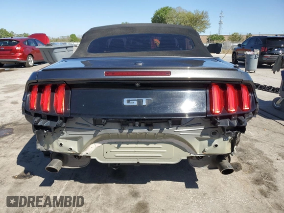 2017 Ford Mustang GT Premium с VIN 1FATP8FF3H5264059, выставлен на аукционе Copart как лот 48777845 с пробегом 56 436 миль миль и Списание • Salvage title. История ставок и продаж доступна на DreamBid. Изображение 6.