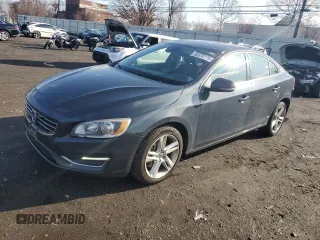 2015 Volvo S60 T5 Premier with VIN YV1612TK4F1343410, listed as a Copart auction lot 50870775 with 125,743 mi miles and Salvage Title. Bid and sale history available at carsss.com. Image 1.
