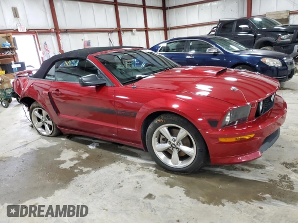 2008 Ford Mustang GT Deluxe with VIN 1ZVHT85HX85185712, listed as a Copart auction lot 52283715 with 136,630 mi miles and Salvage Title. Bid and sale history available at DreamBid. Image 4.