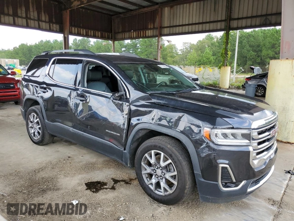2020 GMC Acadia SLT with VIN 1GKKNMLS6LZ224635, listed as a Copart auction lot 67114884 with 107,829 mi miles and Salvage Title. Bid and sale history available at DreamBid. Image 4.