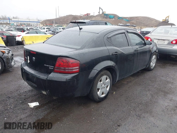 2010 Dodge Avenger SXT with VIN 1B3CC4FB5AN112058, listed as a IAAI auction lot 41857849 with 109,571 mi miles. Bid and sale history available at carsss.com. Image 4.